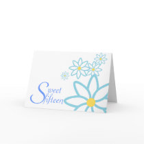 Sweet Fifteen Birth Flower Invitation-Customise