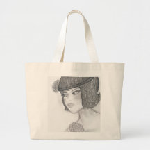 Sweet Flapper Canvas Bag