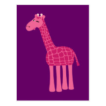 Sweet Giraffe Post Card