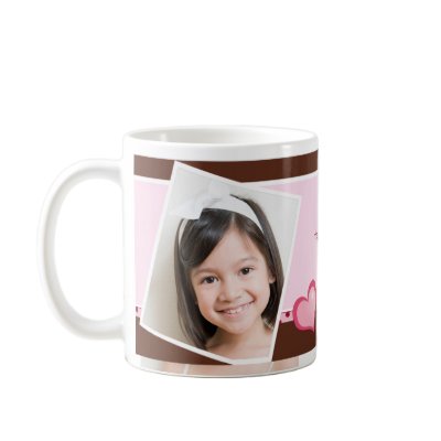 SWEET HEARTS BROWN Valentine's Day Photo Mug Gift by allpetscherished
