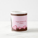SWEET HEARTS BROWN Valentine's Day Photo Mug Gift mugs