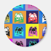 Sweet Home Builders Refrigerator Magnet