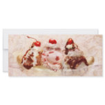 Sweet - Ice Cream - Banana split Customized Rack Card