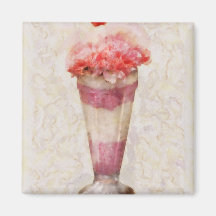 Sweet - Ice Cream - Ice Cream Float Fridge Magnets
