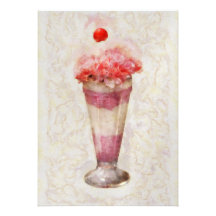 Sweet - Ice Cream - Ice Cream Float Personalized Invites