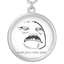 Sweet Jesus That's Good (text) Personalized Necklace