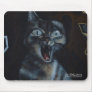 Sweet kitty graffiti art mouse pads