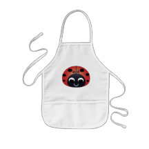 Sweet Ladybug Kids Apron