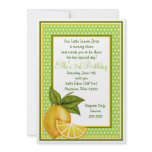 Sweet Lemons Birthday Invitations