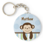 Sweet Lil Monkey Personalised Key Chain keychains