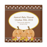 Sweet Lil Pumpkins Baby Shower Magnet Favour
