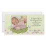 Sweet Little Pea Baby Girl Birth Annoucement