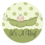 Sweet Little Pea It's A Boy Sticker