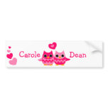 Sweet Love Owls Bumper Stickers