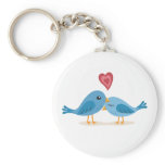 Sweet lovebirds keychain