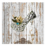 Sweet Magnolia  spring country  Wedding Invitation