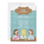 Sweet Mermaids Birthday Invitations