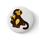 Sweet Monkey with Banana buttons