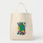 sweet monster cartoon art bags
