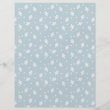 Sweet One Boy Dual-sided Scrapbook Paper Full Color Flyer