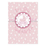 Sweet One Girl Gift Tag Business Cards