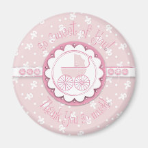 Sweet One Girl TY Magnet