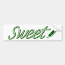 Sweet Pea Bumper Stickers