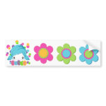 Sweet Pea Cutie Sticker Sheet 6 bumper stickers