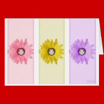 Sweet Pea Daisies Card cards