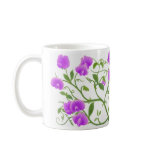 Sweet Pea Flower Vines Mug