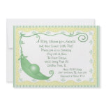 Sweet pea in a Pod Baby Shower Invitations