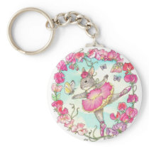 Sweet Pea Keychain