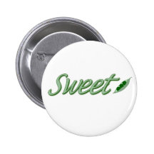 Sweet Pea Pinback Buttons