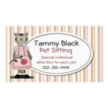 Sweet Pet Sitting Business Card