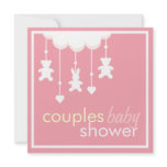 Sweet Pink  Couples Baby Shower Invitation