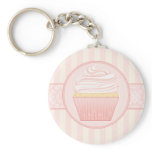Sweet Pink Elegant Cupcake keychains