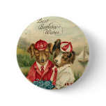 Sweet Pups Best Birthday Wishes buttons