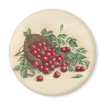 Sweet Red Cherries Magnet