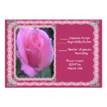 Sweet Rose Personalized Invite
