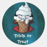 Sweet Scary Ice-Cream Vampire -custom txt- Stickers