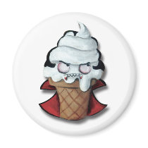Sweet Scary Ice-Cream Vampire magnets by colonelle Sweet Scary Ice-Cream Vampire magnets