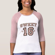 Sweet Sixteen16 Raglan T shirt