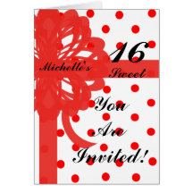 Sweet Sixteen Birthday-Cistomize Greeting Cards