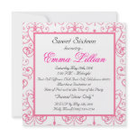 sweet sixteen birthday party invite classy chic