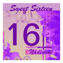 Sweet Sixteen Brezze Invitation-Cust.