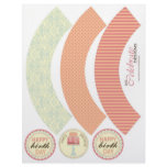 Sweet Sixteen Cupcake Wrapper Template flyers