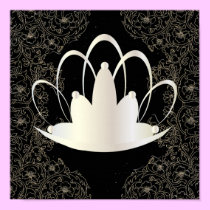 Sweet Sixteen Filegree Tiara Black White Poster posters