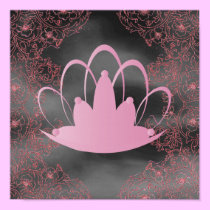 Sweet Sixteen Filegree Tiara Pink Grey Poster posters