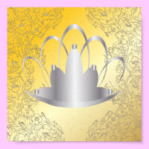 Sweet Sixteen Filegree Tiara Silver Gold Poster posters