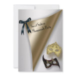 Sweet Sixteen Masquerade Party invitations